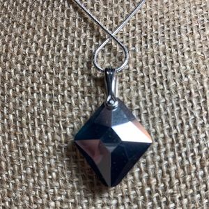 Handmade Swarovski “Growing Crystal Rhombus”